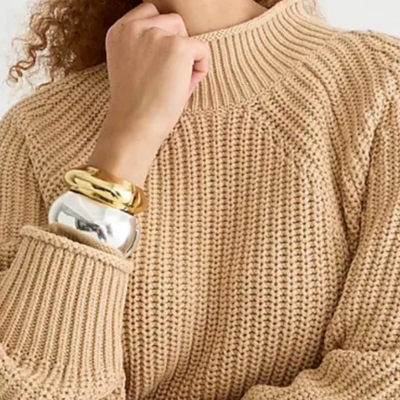 J. Crew Tan/Beige Roll Neck Sweater - Picture 1 of 5